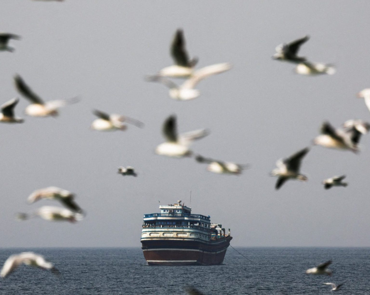 Tanker in the Strait of Hormuz. Photo: Amr Alfiky/Reuters