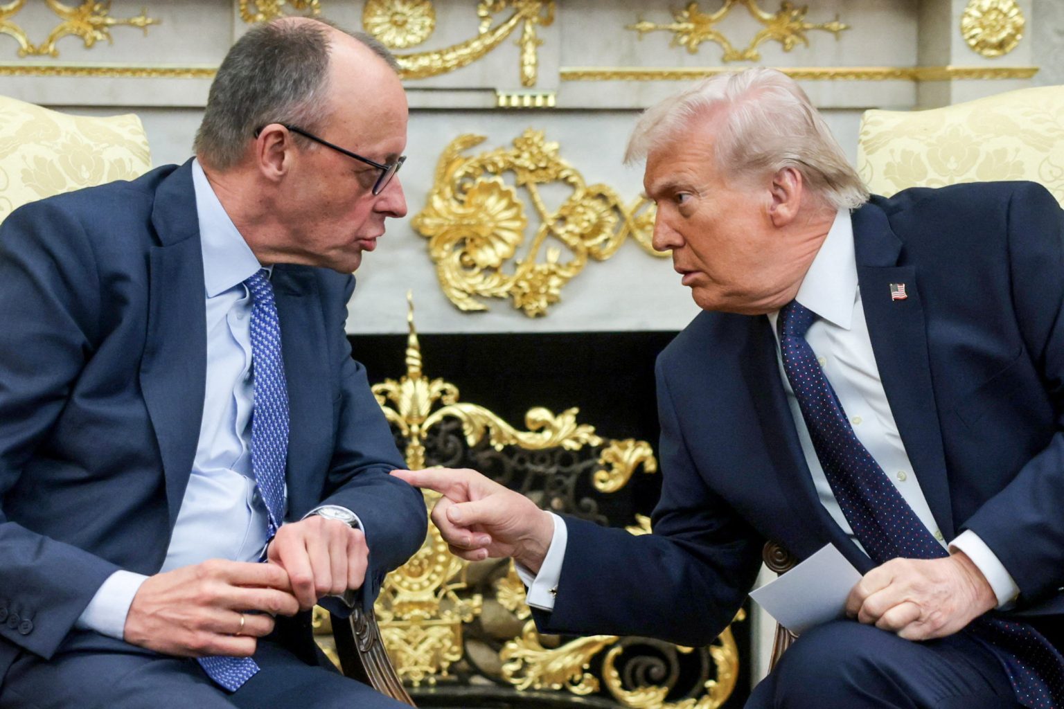 Friedrich Merz rejects Donald Trump’s call for allies to join the war against Iran. Photo: Jonathan Ernst/Reuters