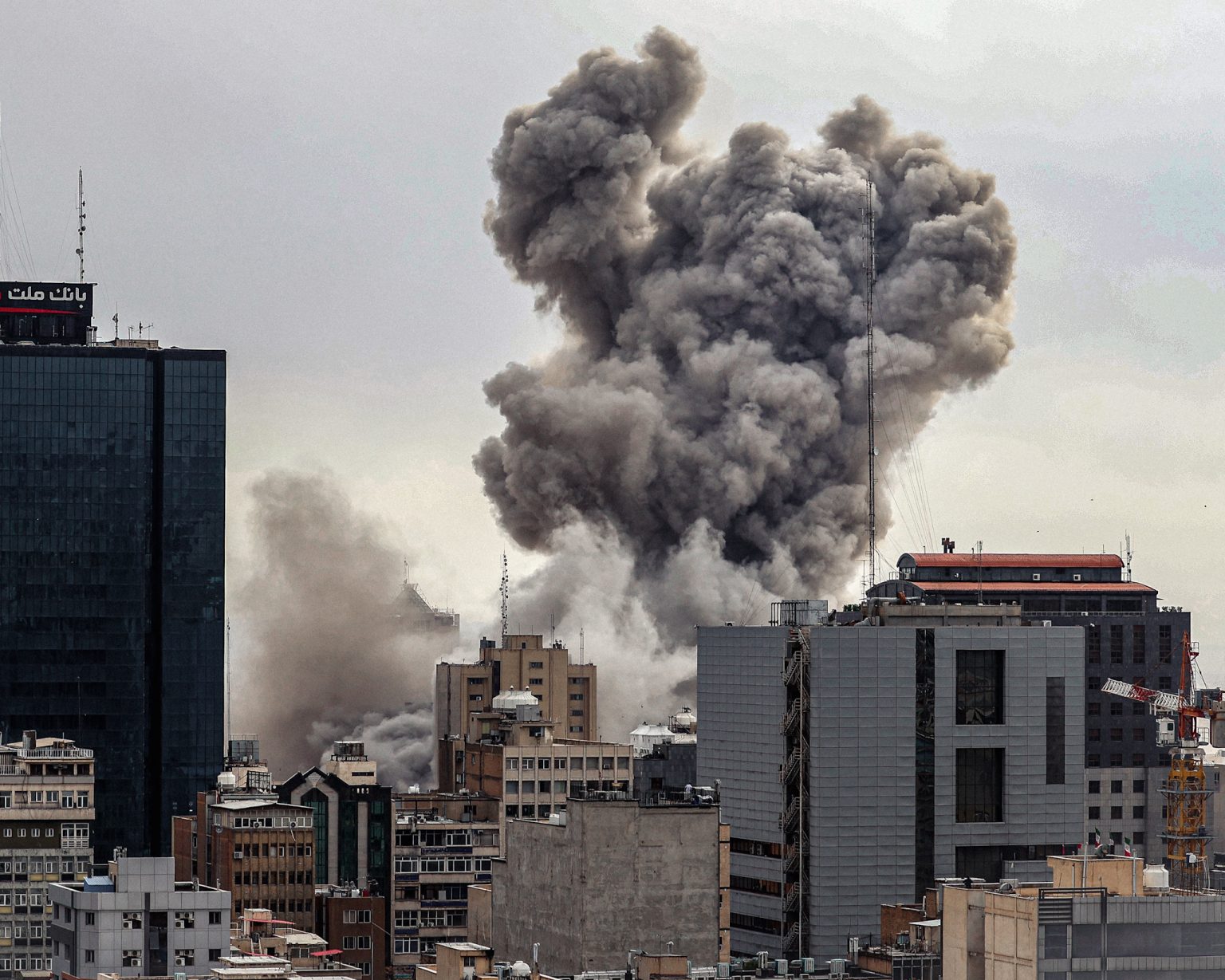 Tehran after an attack, as markets stay calm while bond market pressures build. Photo: Contributor/Getty Images