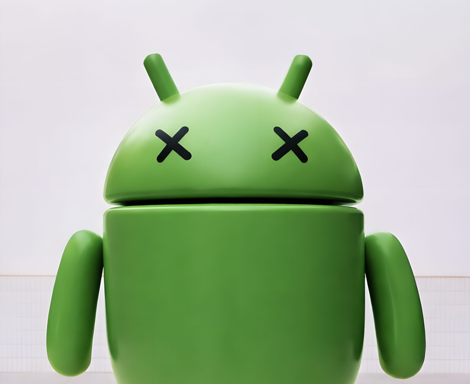 Operačný systém Android môže fungovať aj bez Googlu. (pôvodná fotografia bola upravená pomocou umelej inteligencie) Foto: Joan Cros/NurPhoto prostredníctvom Getty Images/AI