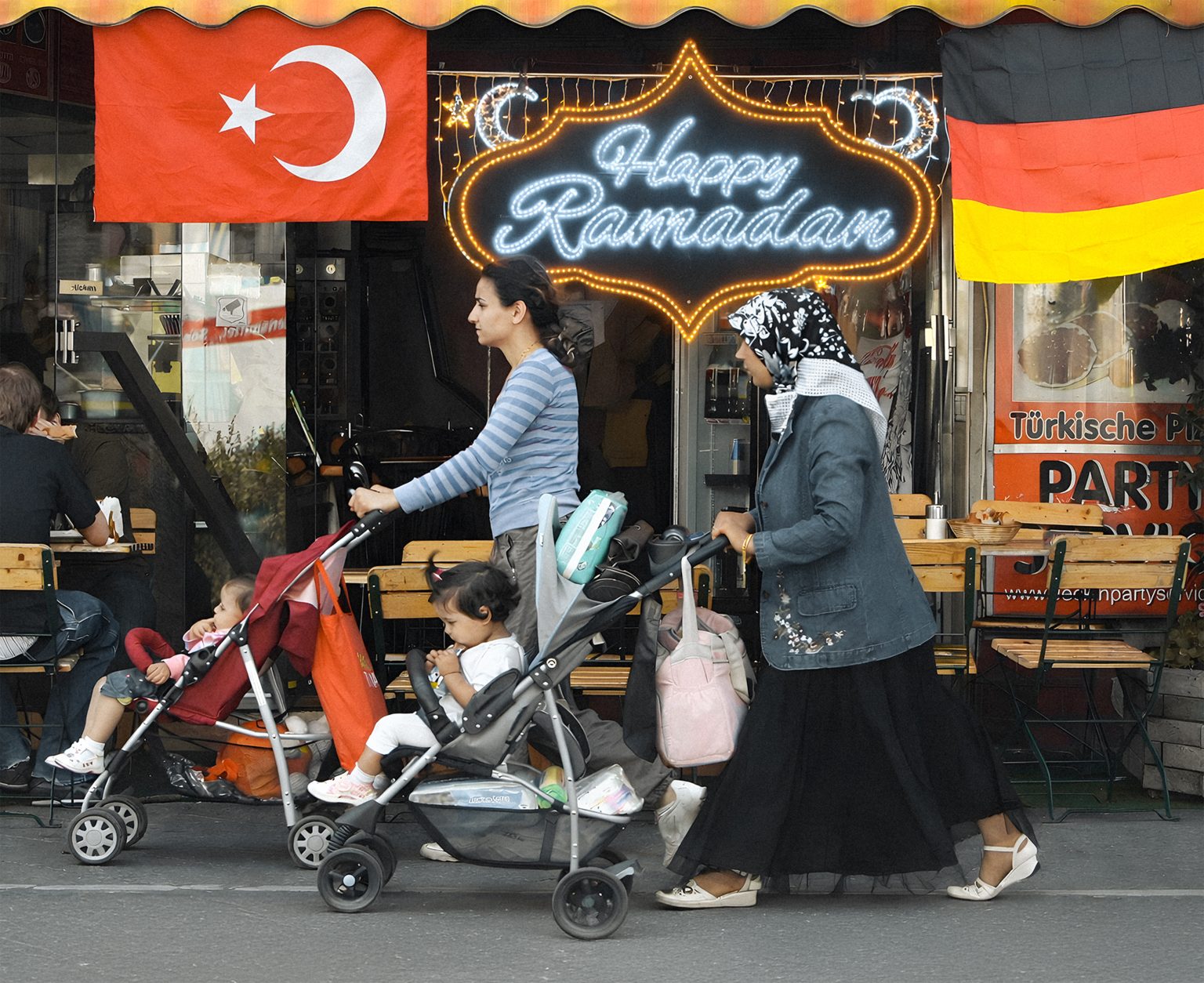 Muslims in Germany have become increasingly visible and influential in public life. Photo: Sean Gallup/Getty Images/AI