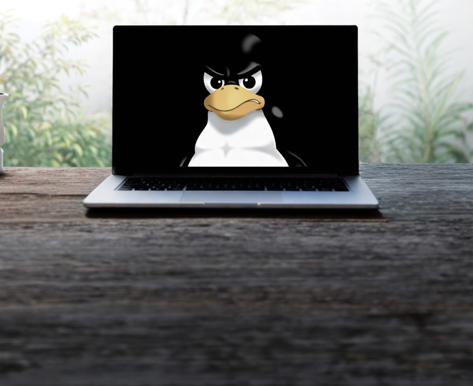Tux, maskot operačného systému Linux, nie je spokojný s kalifornskými predpismi. Foto: Getty Images/AI