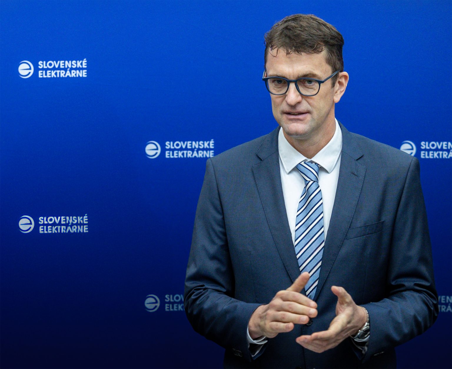 Generálny riaditeľ Slovenských elektrární Branislav Strýček. Foto: TOMAS BENEDIKOVIC / AFP / AFP / Profimedia