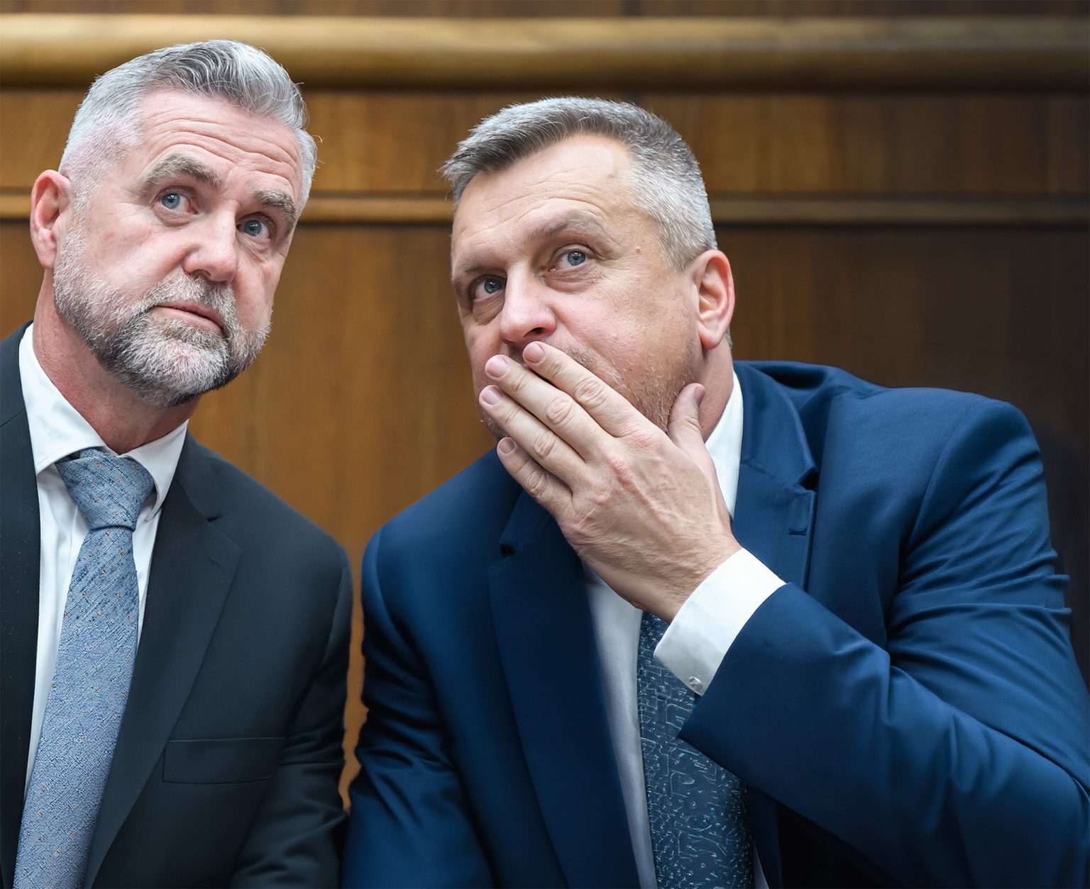 Tibor Gašpar a Andrej Danko. Foto: Jaroslav Novák / TASR