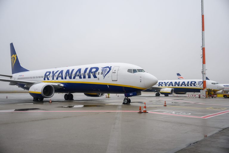 Ryanair lietadlo.