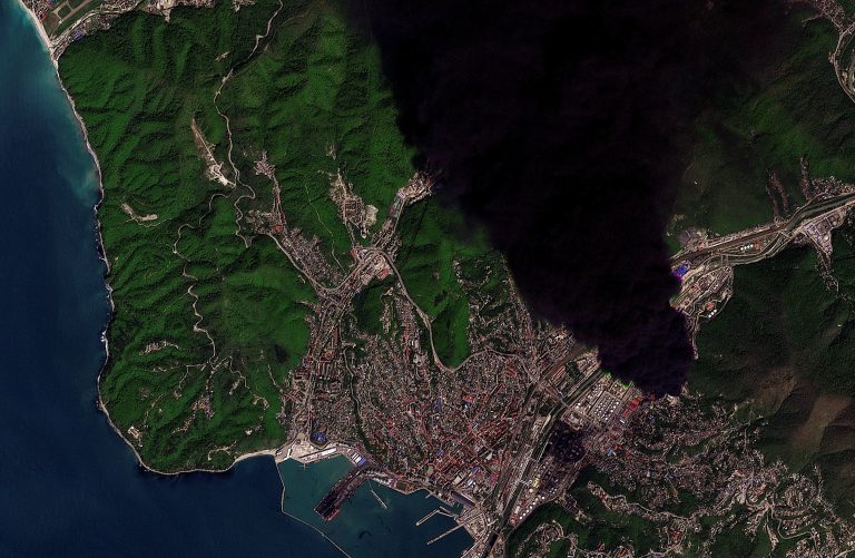Ukrajinské útoky na Tuapse znečistili pobrežie