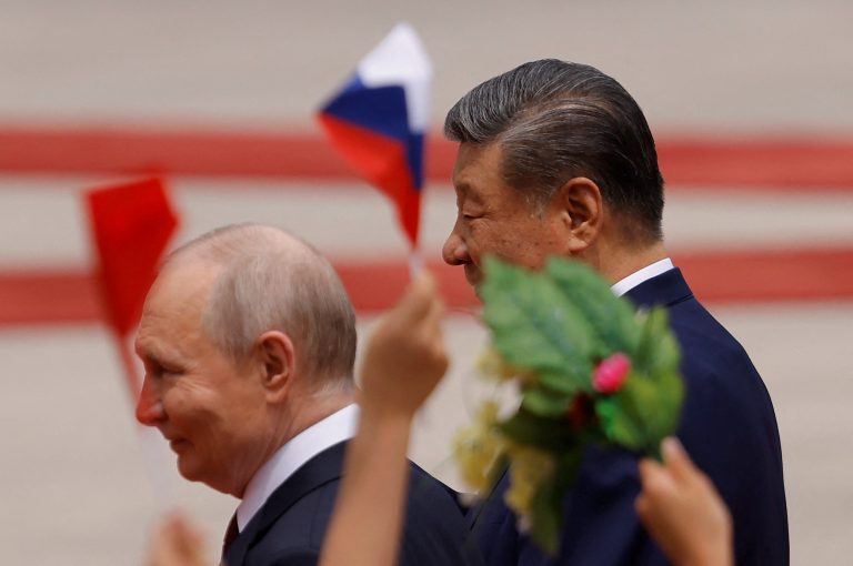 Vladimir Putin a Xi Jinping.