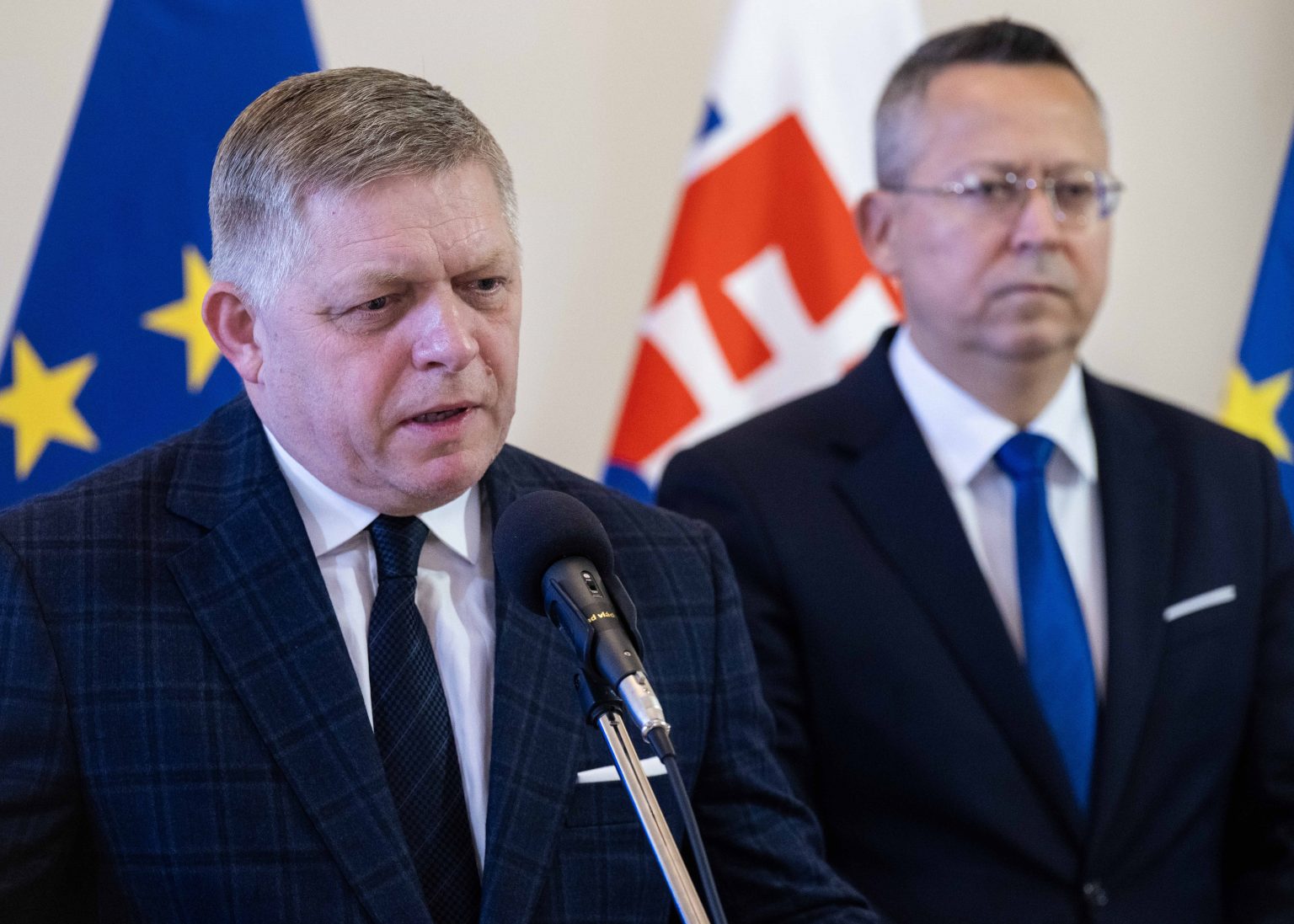 Robert Fico a Ladislav Kamenický.