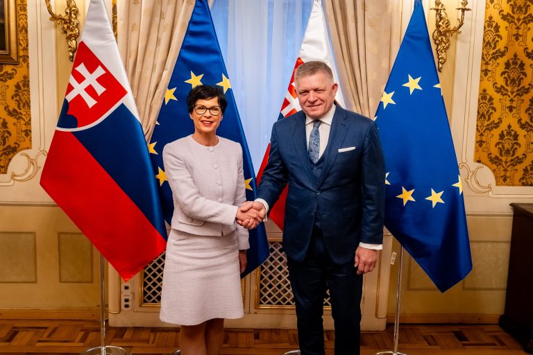 Marta Kosova a Robert Fico.