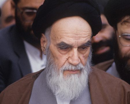 Ayatollah Ruhollah Khomeini, founder of Iran.