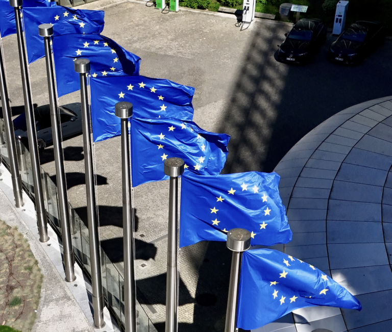 Vlajky Európskej únie.