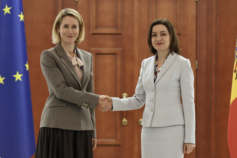 Kaja Kallas a Maia Sandu.
