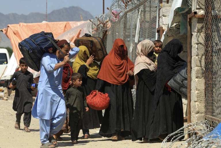Afghanská rodina.