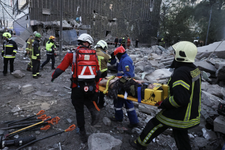 Russia Strikes Kyiv in Fresh Wave of Drone Attacks