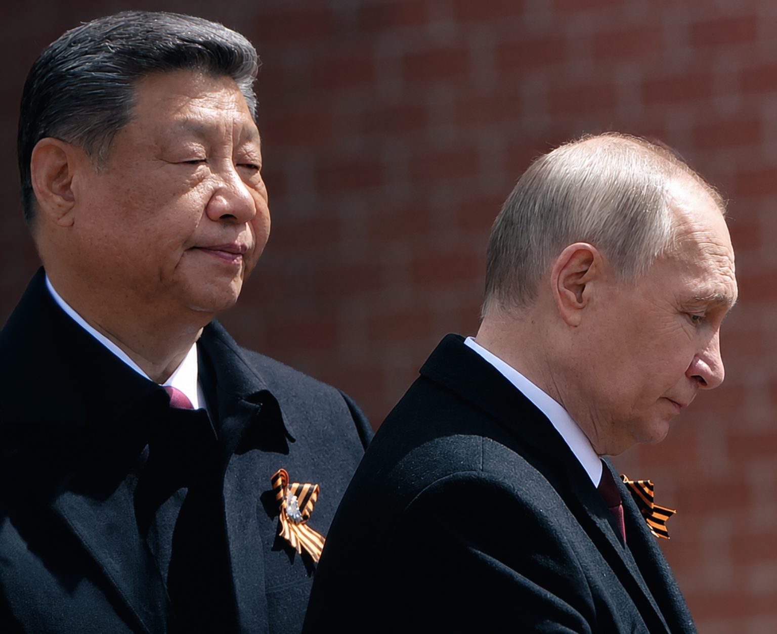Si Ťin-pching a Vladimir Putin.