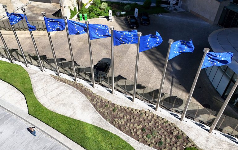 Vlajky Európskej únie.