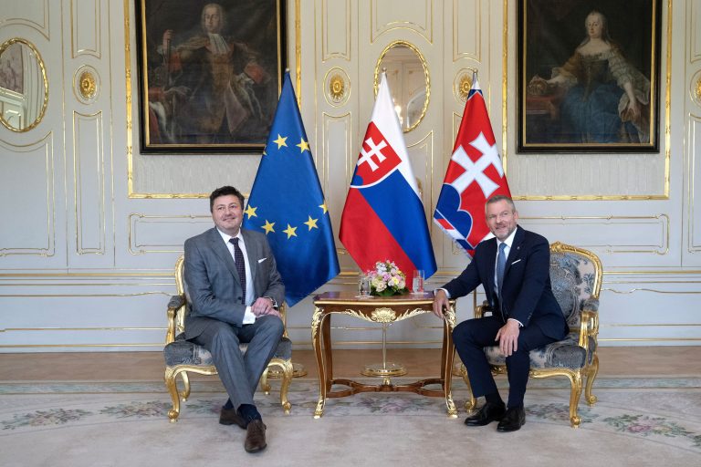 František Mozner a Peter Pellegrini.