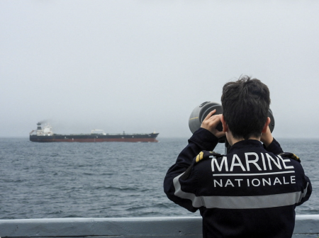 France says the vessel was linked to Russia’s “shadow fleet” used to circumvent Western sanctions.